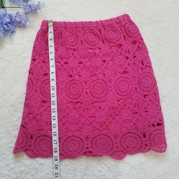 Caroline Constas New York Crochet Skirt - Picture 2 of 6